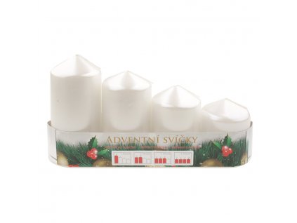 23608 adventni svice valec bila lak postupka 50 75 90 105 x 50 mm 4 ks