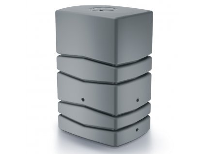 okrasna nadoba na destovou vodu aqua tower svetle seda 450l
