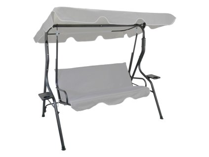 zahradni houpacka 170 x 110 x 153 cm barva seda
