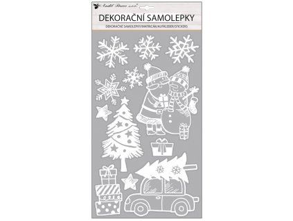 29596 samolepka auto s glitry 24 x 47 cm