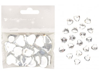 33631 srdicka samolepici bila 2 cm 20 ks