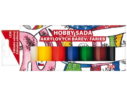 38002 sada akrylovych barev 7 x 15 g lesk