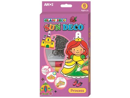 38254 barvy na sklo sada 6 barev 10 5 ml 6 sklicek princezny