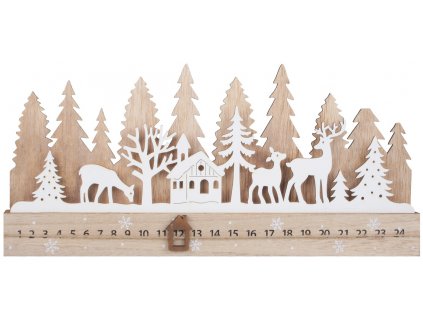 43329 adventni kalendar panorama les 40 x 18 cm