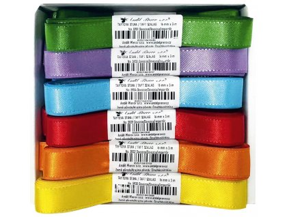 43347 stuhy taftove 16 mm x 3 m mix 6 barev 30 ks v krabicce