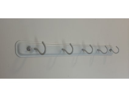 48260 2 drzak pradelnich snur na balkon bily susak na pradlo 50 cm 5 hacku