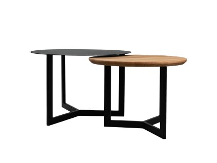 Sada konferenčních stolků Oviedo (Barva Černá)