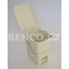 11776 3 odpadkovy kos s pedalem rattan 6 l vanilka