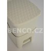 11776 5 odpadkovy kos s pedalem rattan 6 l vanilka
