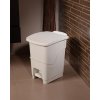 11776 odpadkovy kos s pedalem rattan 6 l vanilka