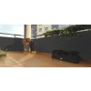 Zástěna na balkon ratanová, výška 200 cm - balení 3 m, barva tmavě hnědá RD01