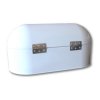 13552 1 chlebnik kovovy 34 x 18 x 20 cm barva bila