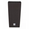 13909 kvetinac ratanovy s vlozkou vysoky rato square 32 5x32 5 cm objem 49 l barva hneda