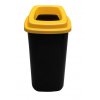 13936 odpadkovy kos plastovy sort bin 45 l zlute viko