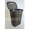 14020 3 kos na spinave pradlo rattan 60 l hnedy
