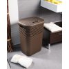 14020 4 kos na spinave pradlo rattan 60 l hnedy