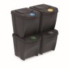 14089 3 kos na trideny odpad sortibox 4 x 25 l barva bila