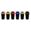15385 4 odpadkovy kos plastovy sort bin 28 l hnede viko