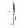 15436 4 opora pro popinave rostliny pyramida 31 x 31 x 200 cm