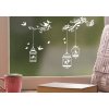 15577 1 samolepky na zed bile ptaci klece 27 5 x 41 cm