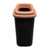 16765 odpadkovy kos plastovy sort bin 45 l hnede viko