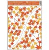 16918 1 okenni folie rohova 42x30 cm podzimni listi