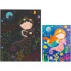 18238 1 skrabaci obrazky 2 archy 16 5 x 21 cm morska panna