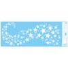 18484 1 okenni folie pruhy s glitrem 60 x 22 5 cm vlocky hvezdy
