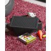 18736 6 box ulozny s vikem decora 38 x 30 x 15 cm barva hneda