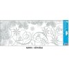 19273 4 okenni folie zamrzly stribrny pruh 55 x 22 5 cm