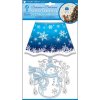 20623 lampicka samolepici svitici led snehulak 27cm