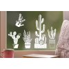 20716 1 samolepky na zed bile kaktusy 27 5 x 41 cm