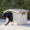 21172 5 bouda pro psy bungalow barva hneda velikost m