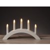 21223 1 svicen bila oblouk 28 x 40 cm 5 led tepla bila 1 5 m privodni kabel