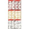 22558 samolepici jmenovky na darky zlate stribrne cervene 10 ks 22 5 x 17 5cm