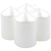 23275 1 adventni svice valec bily lak 40 x 80 mm 4 ks v sade