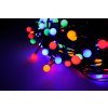 23383 2 vanocni osvetleni led retez kulicky multicolor 8 m 80 led