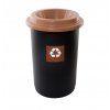 23659 odpadkovy kos plastovy eco bin 50 l hnede viko
