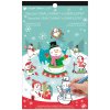 29527 samolepky a omalovanky vanocni 14 x 23 cm snehulak