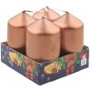 30667 adventni svice valec medeny lak 40 x 80 mm 4 ks v sade