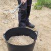 flexi vedro v cerne barve vsestrane vyuziti