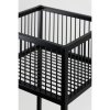 policovy regal 3mistny s kosikem lenex 33 x 30 x 78 cm kov drev kos