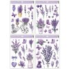 44931 okenni folie levandule s glitry 30 x 42 cm
