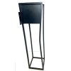 stojan na kvetiny kovovy 23 x 23 x 90 cm barva cerna 2. jakost
