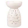 Aromalampa strom porcelánová 9 x 13,5 x 9 cm