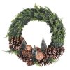 Věnec se šiškami ø 40 x 8 cm + dekorace