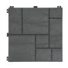 gumova dlazdice stone mosaic 30 x 30 cm barva seda