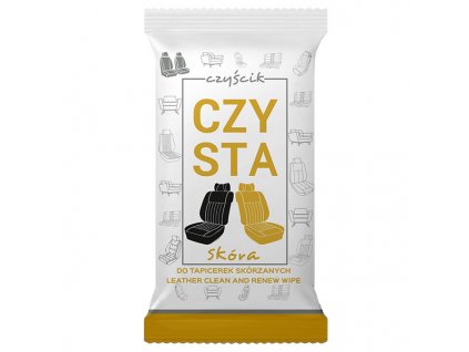 Čistící ubrousek na kožené čalounění