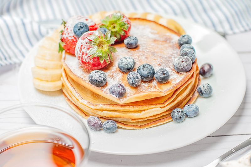 Ľahká fit palacinková torta