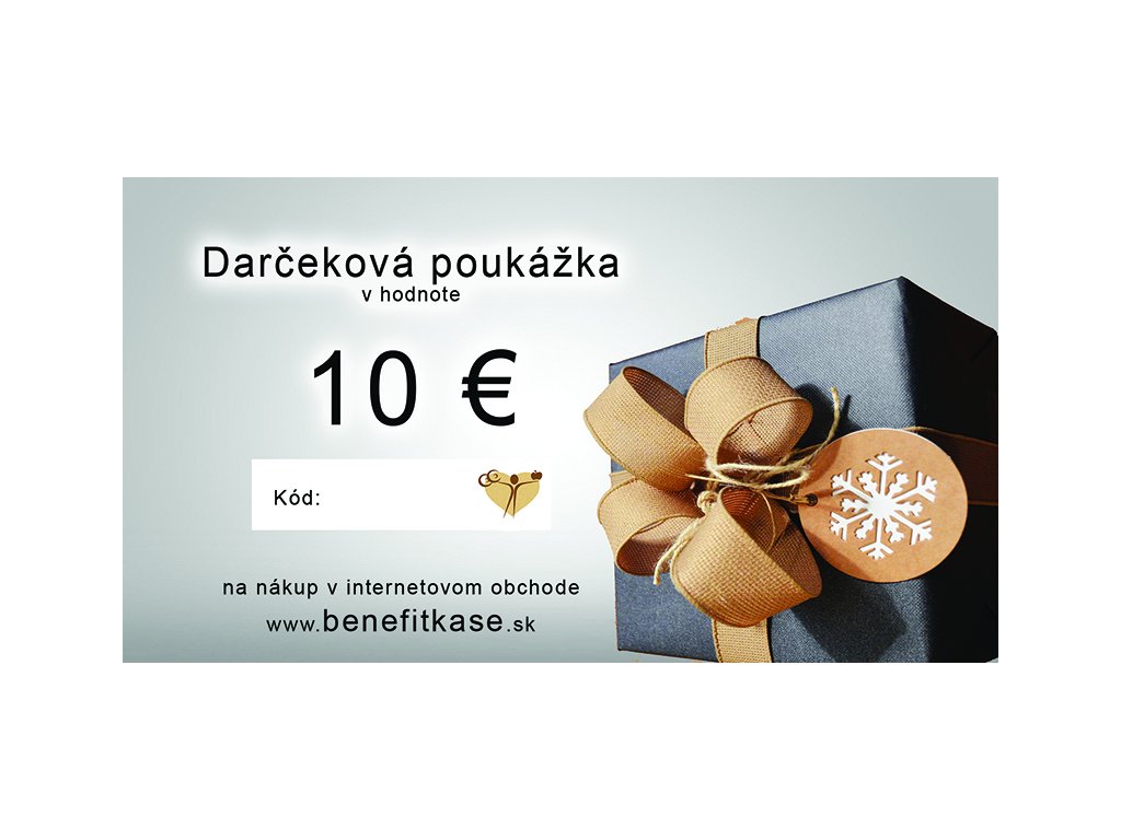 Darčeková poukážka Valentín 10€